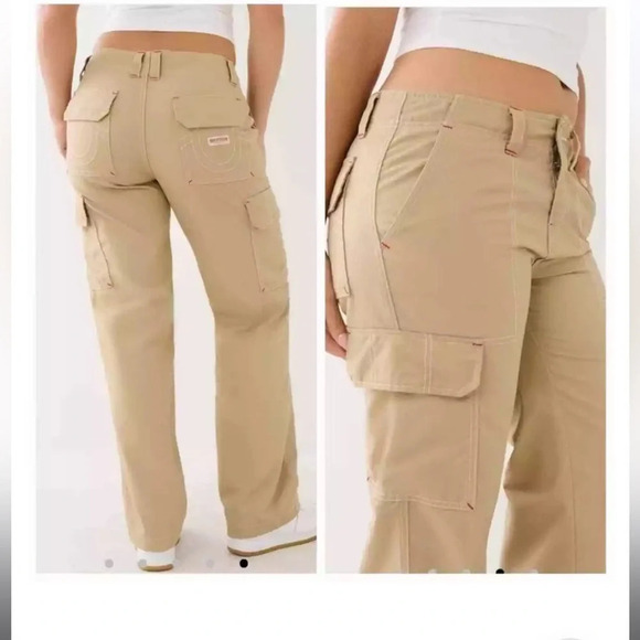True Religion Pants - True Religion Military Single Needle Cargo Pant Travertine
Khaki Women's 28 NWT